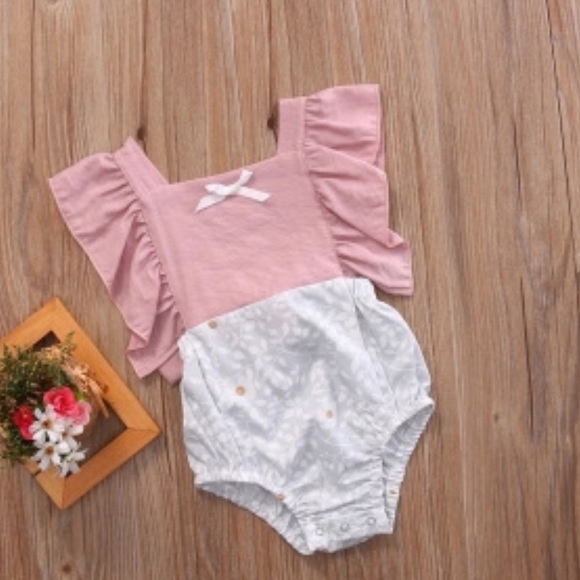 Other - Pink Ruffles Romper